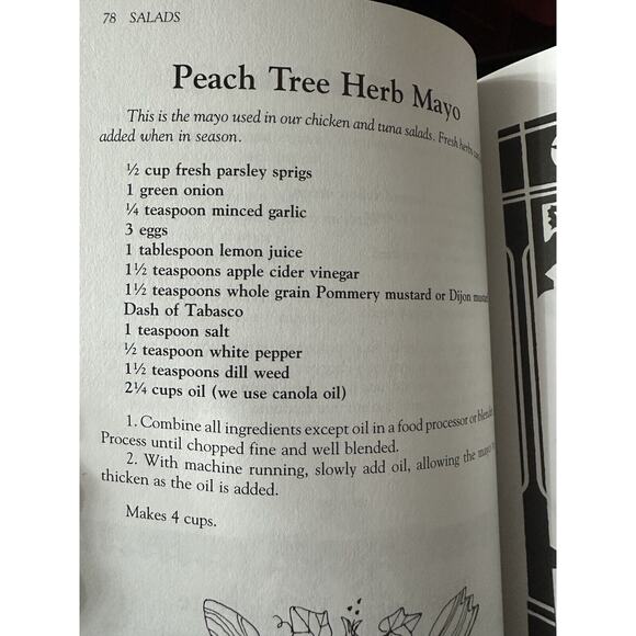 The Peachtree Tea Room Cookbook by Pedregon, Cynthia Collins (D) HCDJ - Picture 6 of 8